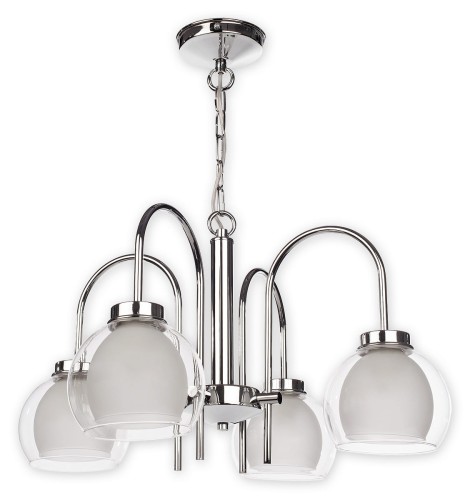 Lampa wisząca  Dexy żyrandol 4 pł.  chrom O2044 W4 CH  Lemir