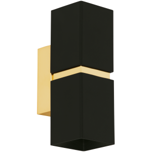 PASSA 95373 KINKIET LED CZARNY/ZŁOTY  EGLO