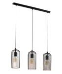 ROCCAMENA  49645  lampa wisząca czarno-miedziana  EGLO