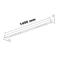 Lampa sufitowa led   LENS LINE 149 LED section natynkowa oprawa  40262  AQFORM