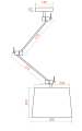 Lampa wisząca , sufitowa ZAKYNTOS 3548 Argon