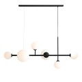 Lampa wisząca na 6 żarówek Dione czarna  1092K1 Aldex