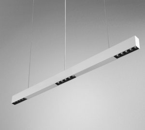 Lampa wisząca led  RAFTER points 54 LED section  37°  50593 czarny odbłyśnik AQFORM