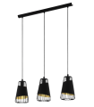 AUSTELL  49448  lampa wisząca czarno-złota  EGLO