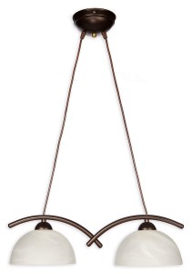 Lampa wiszaca Loko listwa 2 pł.  rdza wenge O1742 RW  Lemir