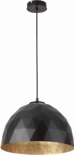 Diament M 31371 lampa wisząca czarno-złota Sigma