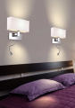 Kinkiet biały regulowany do sypialni MARTENS WALL LED WHITE   AZZARDO AZ1526