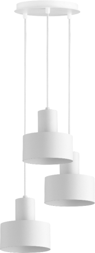 Rif 3 zwis koło 30906 lampa wisząca biała Sigma
