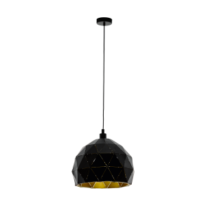 ROCCAFORTE  97845   lampa wisząca czarno-złota  EGLO