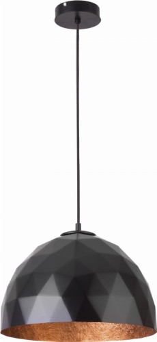 Diament M 31372 lampa wisząca czarno-miedziana Sigma