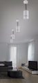 Lampa wisząca RAFFAEL WHITE  BIAŁA  AZZARDO AZ1623