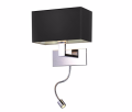 Kinkiet regulowany do sypialni led MARTENS WALL LED BLACK   AZZARDO AZ1558