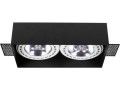 MOD PLUS BLACK II  9403  oprawa do zabudowy bez regulacji czarna  NOWODVORSKI