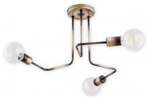 Pixi  O2743 W3 PAT lampa sufitowa patyna Lemir