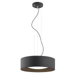 Lampa wisząca MOHITO 1214  czarno - srebrna  3 żarówki Argon