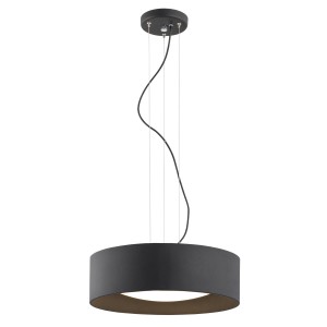 Lampa wisząca MOHITO 1214  czarno - srebrna  3 żarówki Argon