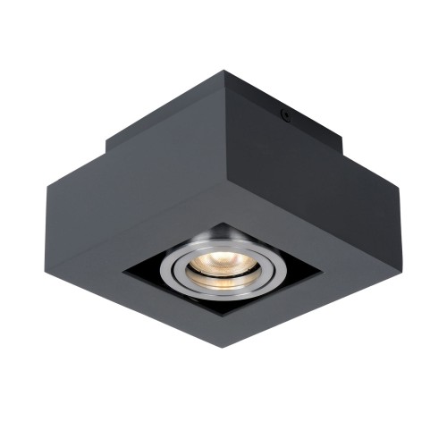 Casemiro IT8002S1-BK/AL oprawa sufitowa czarny/alu Italux