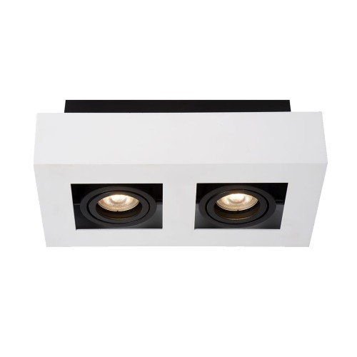 Casemiro IT8001S2-WH/BK oprawa sufitowa biały/czarny Italux