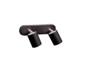 Lampa na 2 żar . EYE SPOT BLACK II  6020 NOWODVORSKI