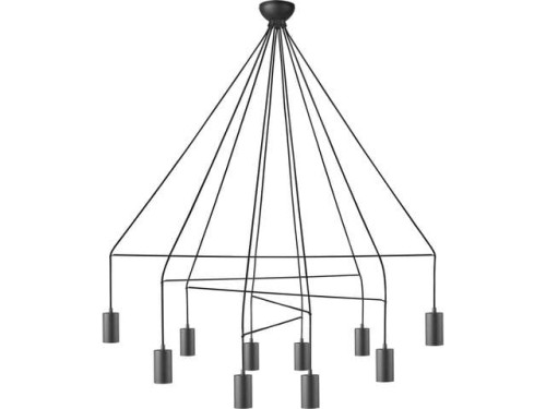 Imbria Black X 9680 lampa wisząca czarna NOWODVORSKI