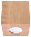 Quad  SL.0493  oprawa sufitowa drewniana  Sollux lighting