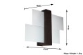 Feniks 1  SL.0075  kinkiet wenge  Sollux lighting