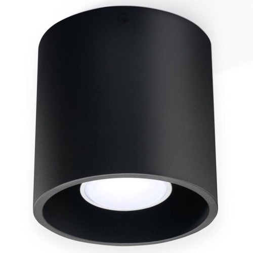 Orbis 1 SL.0016 oprawa sufitowa czarna Sollux lighting