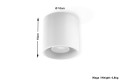 Orbis 1  SL.0021  oprawa sufitowa biała  Sollux lighting