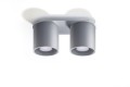 Orbis 2  SL.0055  oprawa sufitowa szara  Sollux lighting