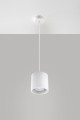 Orbis 1  SL.0053  lampa wisząca biała  Sollux lighting