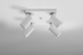 Ring 4  SL.0090  lampa sufitowa regulowana biała  Sollux lighting