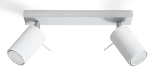 Ring 2 SL.0088 lampa sufitowa regulowana biała Sollux lighting