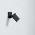 Ring 1  SL.0091  kinkiet regulowany czarny  Sollux lighting
