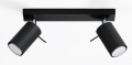 Ring 2  SL.0092  lampa sufitowa regulowana czarna  Sollux lighting