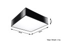 Horus 35  SL.0136  plafon czarny  Sollux lighting