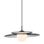 Sarah  MDM-4000/1 BK  lampa wisząca czarna  Italux