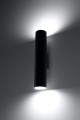 Lagos 2  SL.0330  kinkiet czarny  Sollux lighting