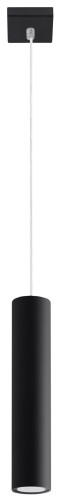 Lagos 1 SL.0327 lampa wisząca czarna Sollux lighting