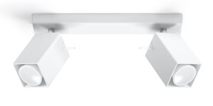 Merida 2  SL.0096  oprawa sufitowa regulowana biała  Sollux lighting