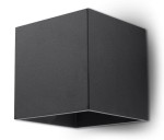 Quad 1  SL.0057  kinkiet czarny  Sollux lighting