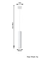 Lagos 1  SL.0323  lampa wisząca biała  Sollux lighting