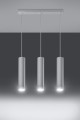 Lagos 3  SL.0325  lampa wisząca biała  Sollux lighting
