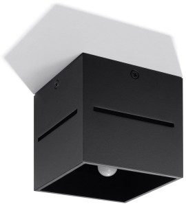 Lobo  SL.0207  oprawa sufitowa czarna  Sollux lighting