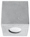 Quad beton  SL.0489  oprawa sufitowa beton  Sollux lighting