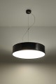 Arena 45  SL.0118  lampa wisząca czarna  Sollux lighting