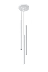 Pastelo 3P  SL.0467  lampa wisząca biała  Sollux lighting