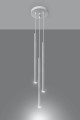 Pastelo 3P  SL.0467  lampa wisząca biała  Sollux lighting