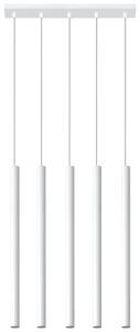 Pastelo 5  SL.0468  lampa wisząca biała  Sollux lighting