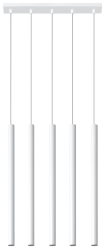 Pastelo 5 SL.0468 lampa wisząca biała Sollux lighting