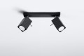 Merida 2  SL.0100 lampa sufitowa regulowana czarna  Sollux lighting